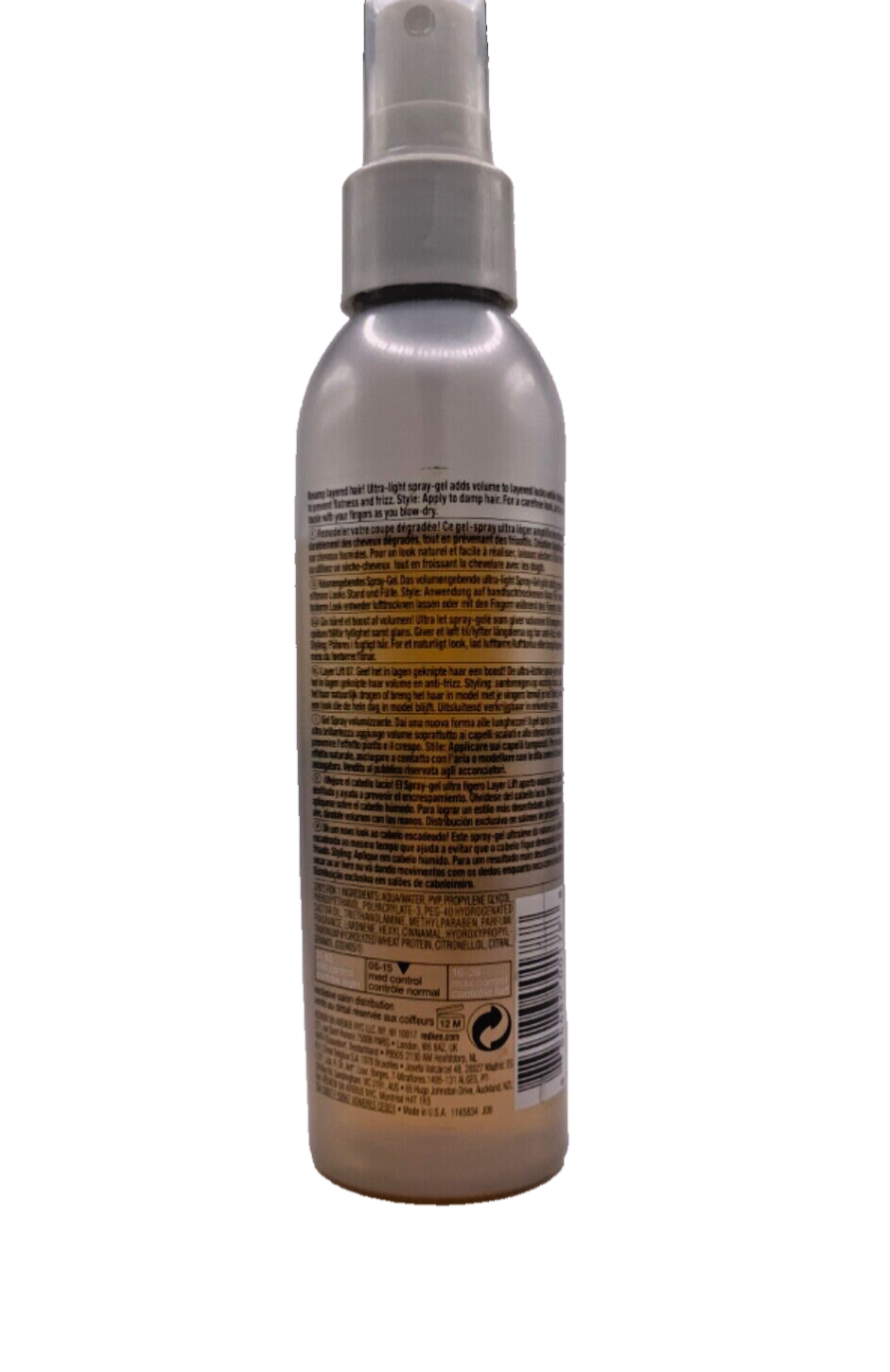 Redken Volume 07 Layer Lift Length Elevating Spray Gel 5.7 oz *70% FULL