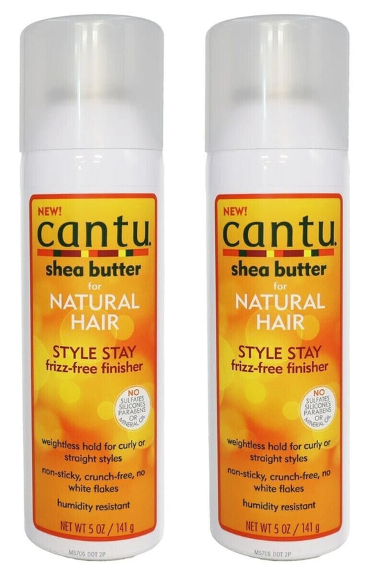 (2) Cantu Style Stay Frizz-Free Finisher 5 oz