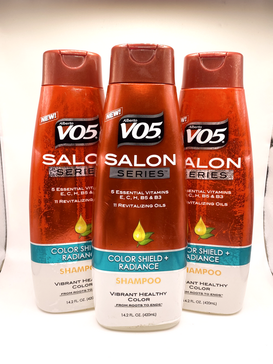 (3) Alberto Vo5 Salon Series Color Shield Plus Radiance Shampoo 14.2 fl oz