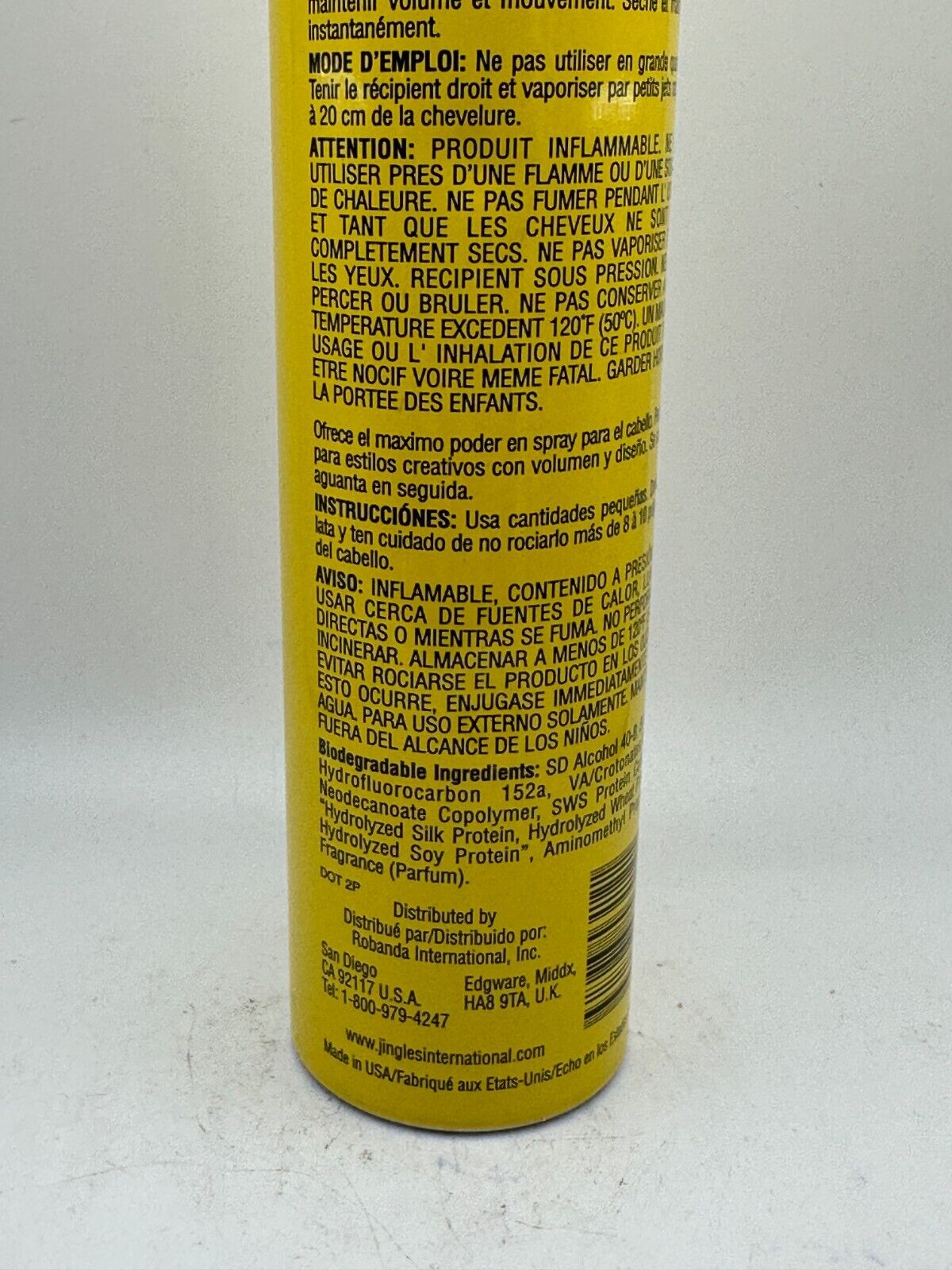 Jingles Mega Hold Hairspray Finishing - 12 oz