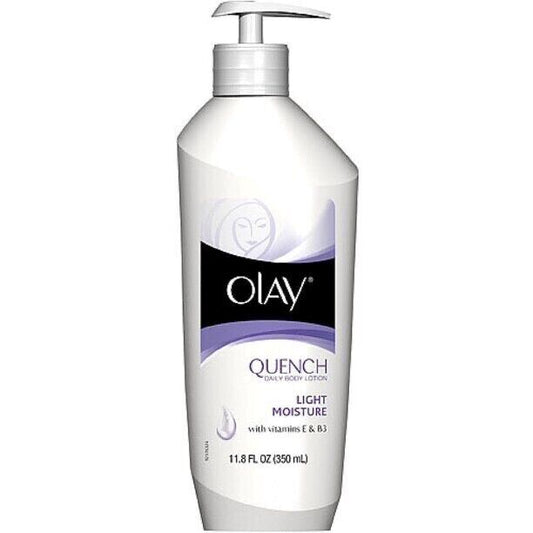 Olay Quench Daily Body Lotion, Light Moisture, Vitamins E & B3 11.8fl Oz NEW