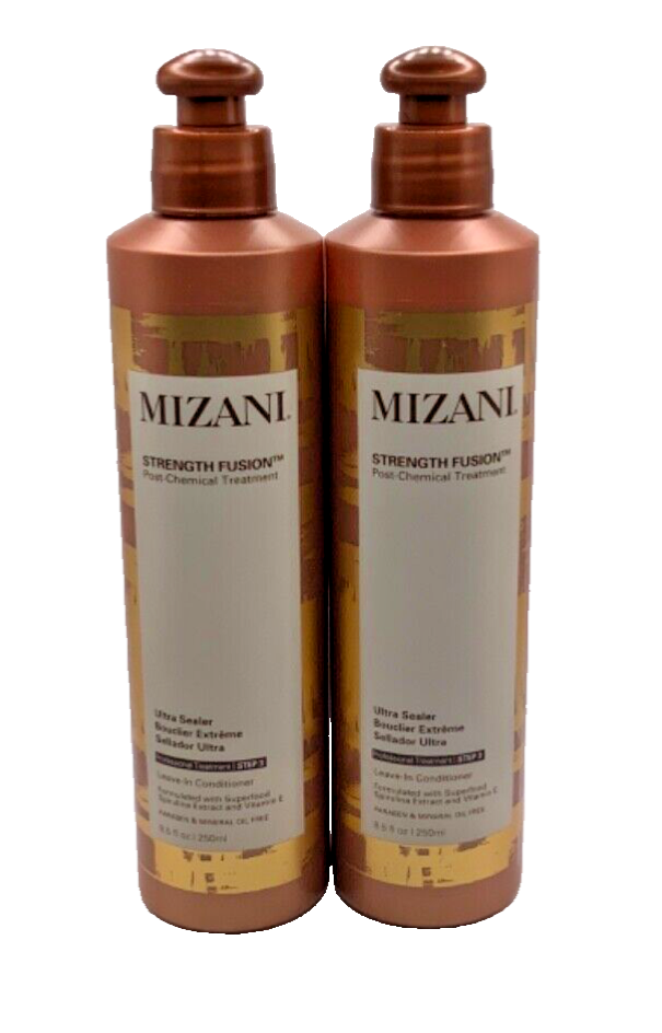 (2) Mizani Post-Chemical Treatment Ultra Sealer Leave-In Conditioner 8.5oz
