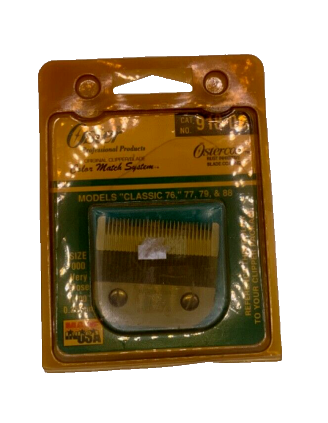 Oster Models "Classic 76," 77/79/88 (Size 000) Very Close 1/100” 0.25mm