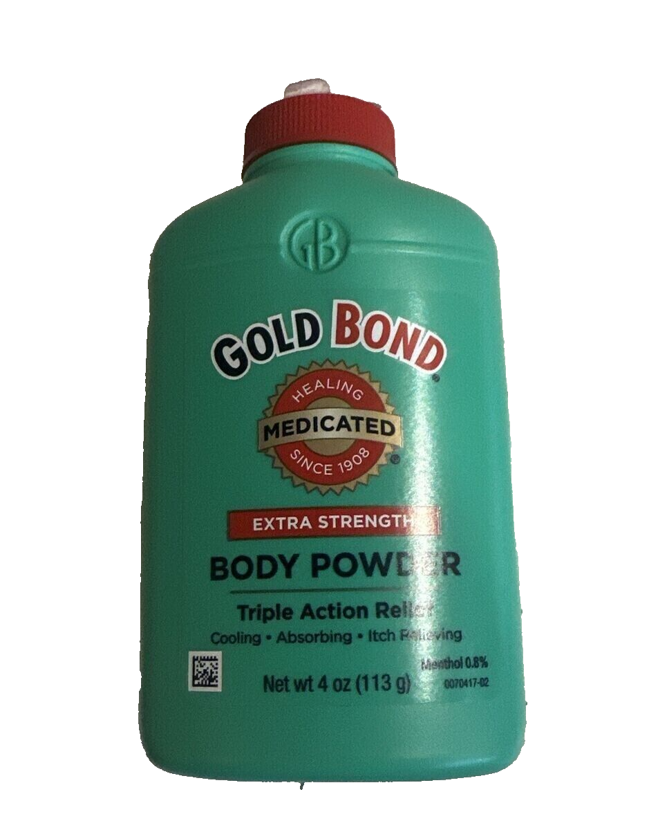 (2) Gold Bond Extra Strength Body Powder Triple Action Relief WITH TALC / 4oz