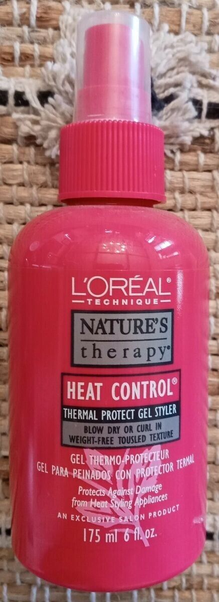 L'OREAL Nature’s Therapy HEAT CONTROL Thermal Protect Gel Styler 6oz