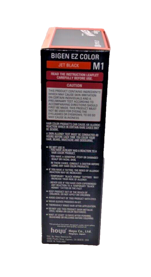 Bigen EZ Color M1 Jet Black Gray Coverage 2.82oz