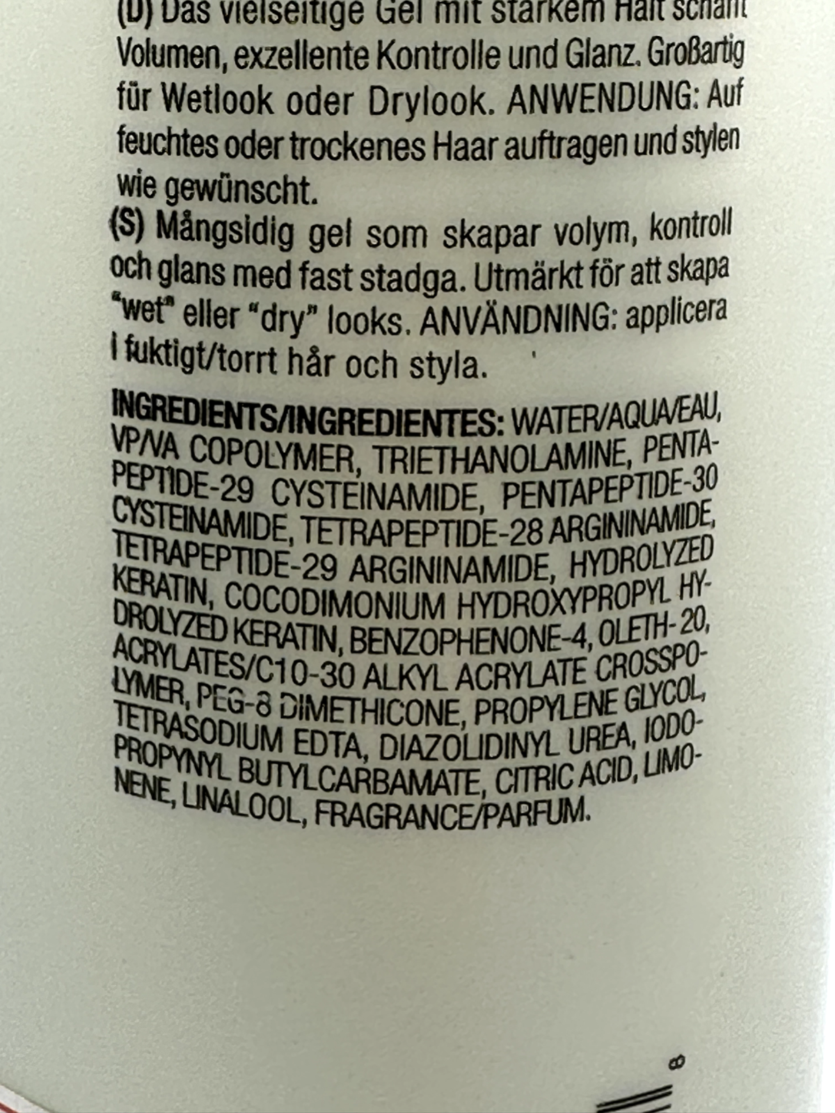Joico JoiGel Firm Hold 08 Styling Gel 33.8 oz Liter