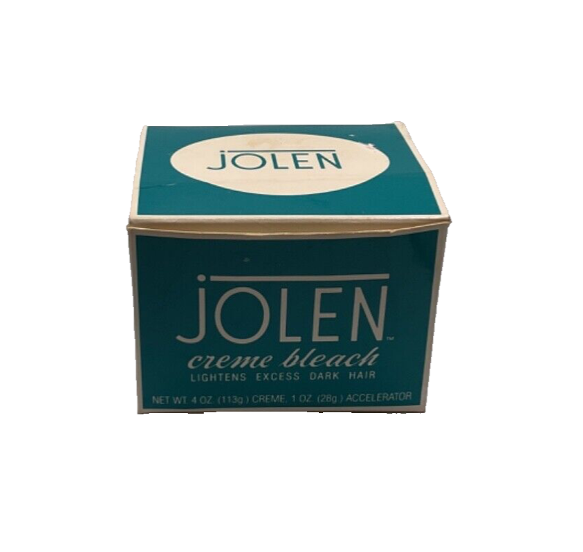 VTG Jolen Creme Bleach Lightens Dark Hair Gentle Effective Formula Natural 4oz