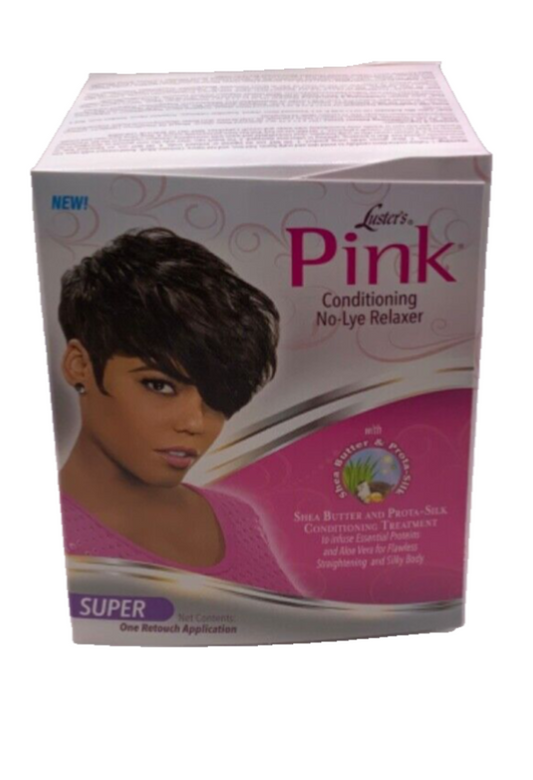 Luster's Pink Conditioning Super No-Lye Relaxer One Retouch Application