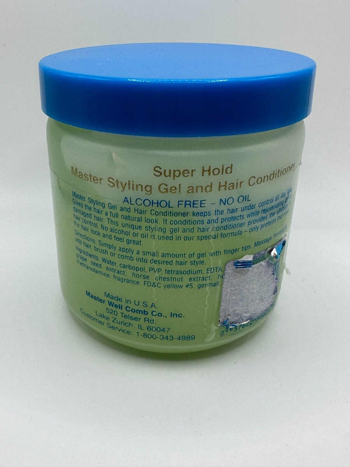 Master Well Comb Styling Gel Super Hold Professional Formula - 16 fl oz
