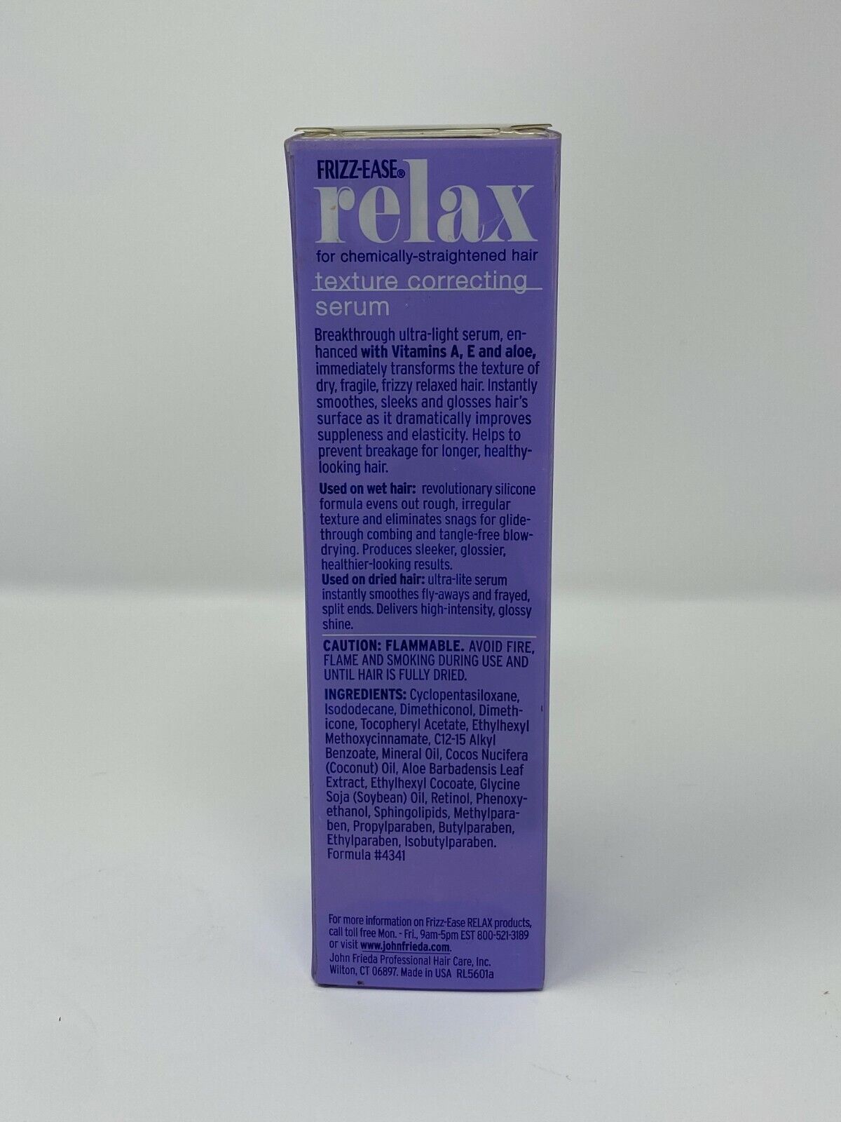 John Frieda Relax Texture Correcting Serum - 1.69 oz *RARE