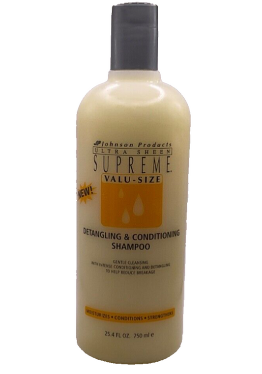 Johnson Products Ultra Sheen Supreme Detangling Conditioning Shampoo 25.4 fl oz
