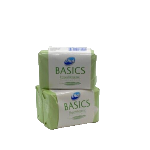 Dial Basics Hypoallergenic 3.2 oz Soap Bars (3 Pack)