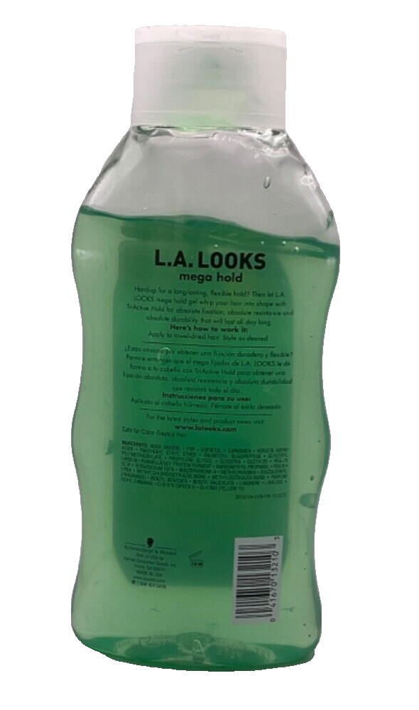 LA Looks Mega Hold Radical Control Styling Gel Level 8 hold/20oz