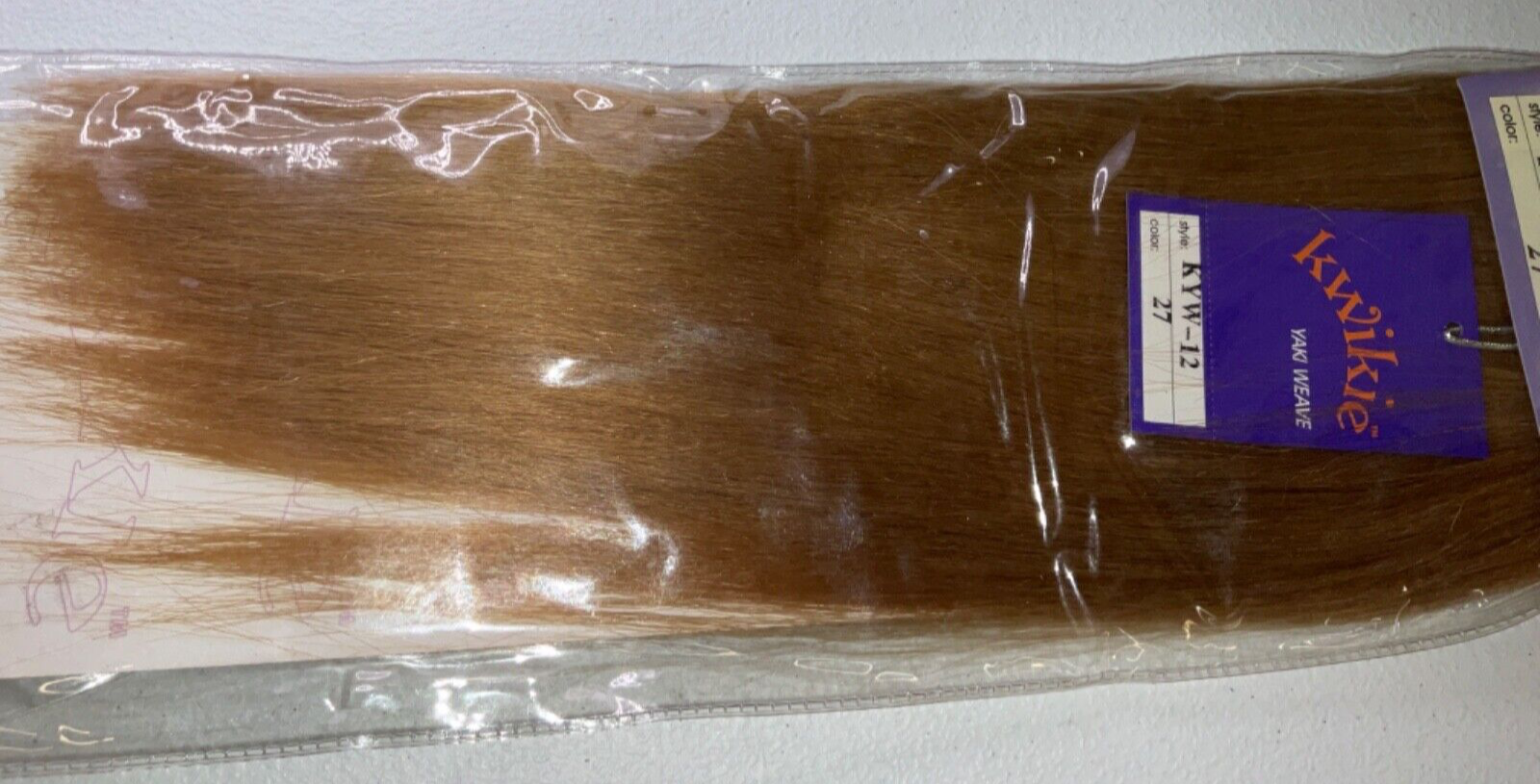 Kwikie Yaki Weave Human Hair Yaki Weave/Color 27/ (12-14 inches)