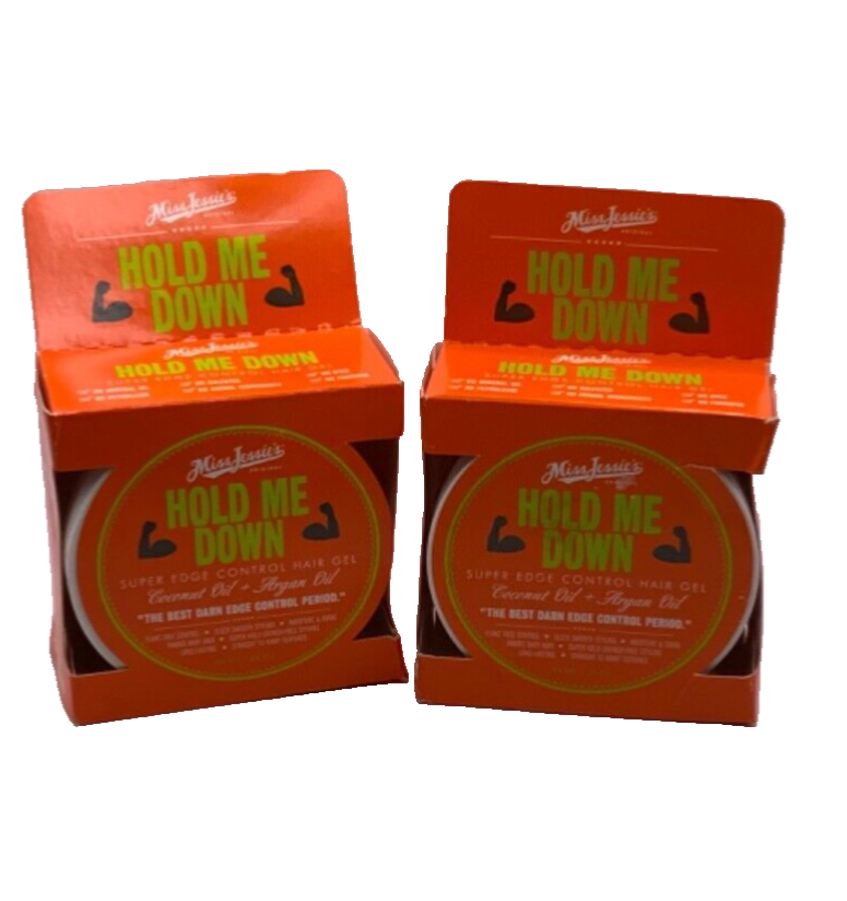 (2) Miss Jessie's Hold Me Down Super Edge Control Hair Gel 2.25oz