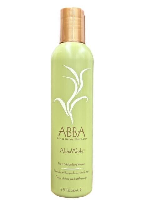 Abba Alpha Works Hair & Body Exfoliating Shampoo / 12 oz