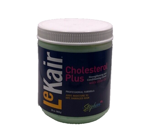 Lekair Cholesterol Plus Strengthening and Condtioning Cream w/ Olive Oil / 20 oz