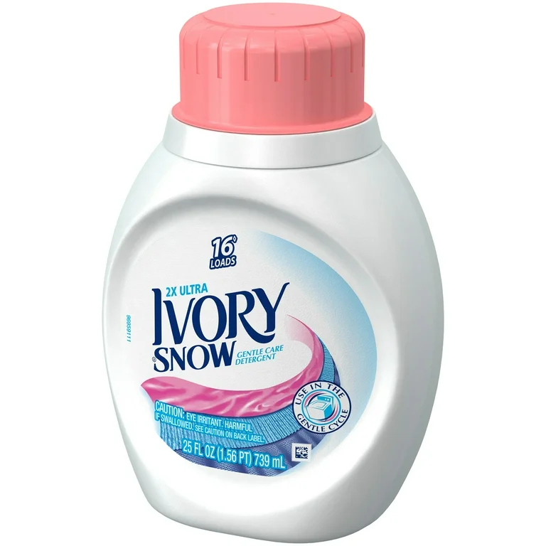 Ivory Snow 2x Ultra Gentle Care Detergent 16 Loads/25 fl oz