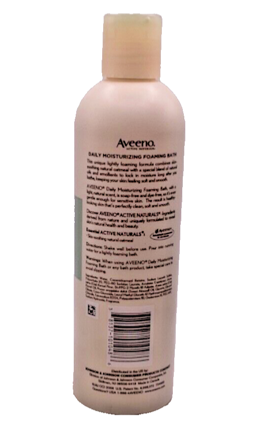 Aveeno Daily Moisturizing Foaming Bath / 10 fl oz