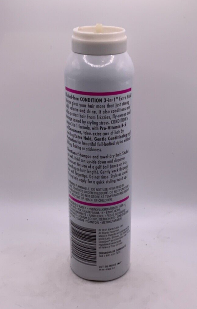 Condition 3-In-1 Extra Hold Mousse With Sun Screen (Missing Nozzle) 6oz