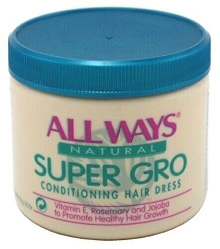 All Ways Natural Super Gro Conditioning Hair Dress Rosemary Jojoba AllWays 5.5oz