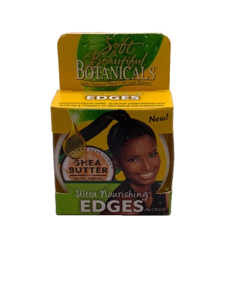 Soft & Beautiful Botanicals Ultra Nourishing Edges Shea Butter, Argan Oil 2.25oz