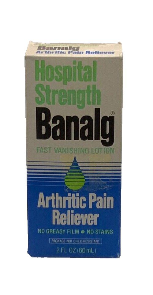 BANALG Hospital Strength Arthritic Pain Reliever arthritis NOS 2fl oz HTF
