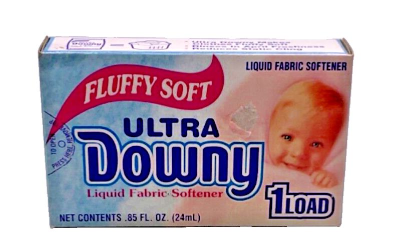 VTG 1996 Ultra Downy Liquid Fabric Softener / 1 Load / .85 fl oz