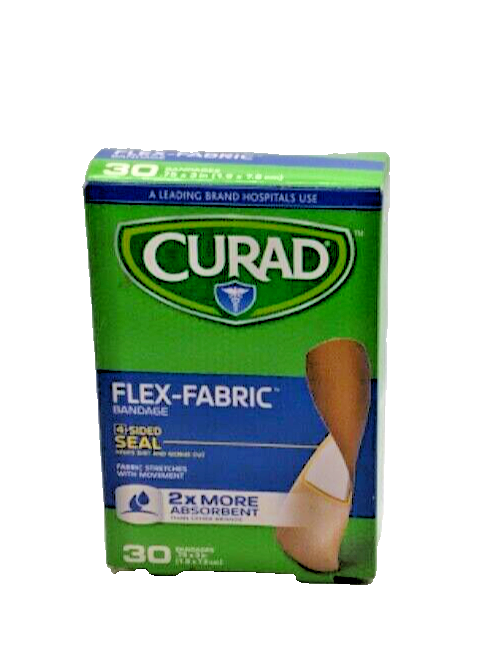 Curad Flex-Fabric 4-Sided Seal 30 Bandages
