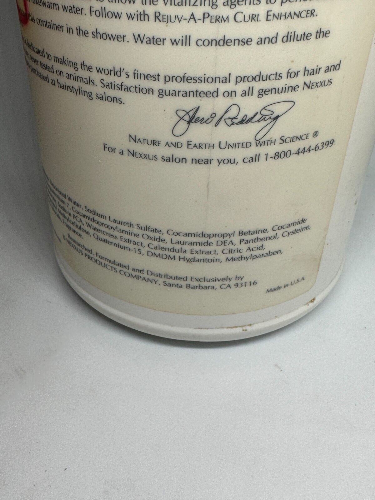 Nexxus Rejuv-A-Perm Vitalizing Shampoo 43 oz