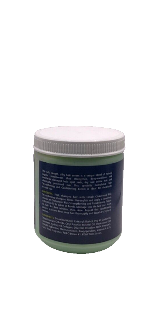Lekair Cholesterol Plus Strengthening and Condtioning Cream w/ Olive Oil / 20 oz