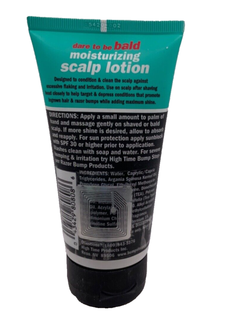 High Time Dare To Be Bald High Sheen Moisturizing Scalp Lotion 4.75 oz