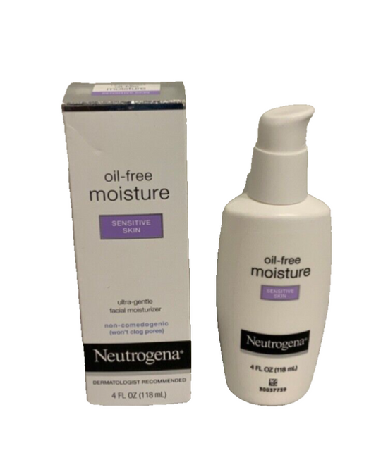 Neutrogena Oil-free for Sensitive Skin Gentle Facial Moisturizer 4oz lotion
