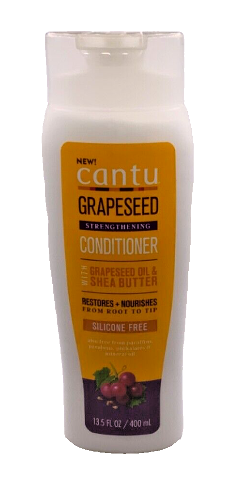 Cantu Grapeseed Oil & Shea Butter Strengthening Conditioner Silicone Free 13.5oz