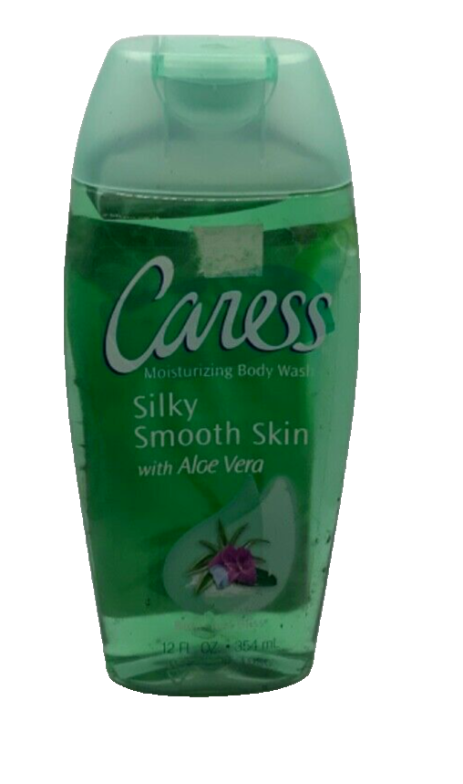 Caress Silky Smooth Skin Moisturizing Body Wash Aloe Vera Botanical Bliss Vtg