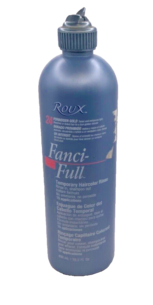 Roux Fanci Full Temporary Haircolor Rinse #24 Forbidden Gold 15.2 Fl Oz