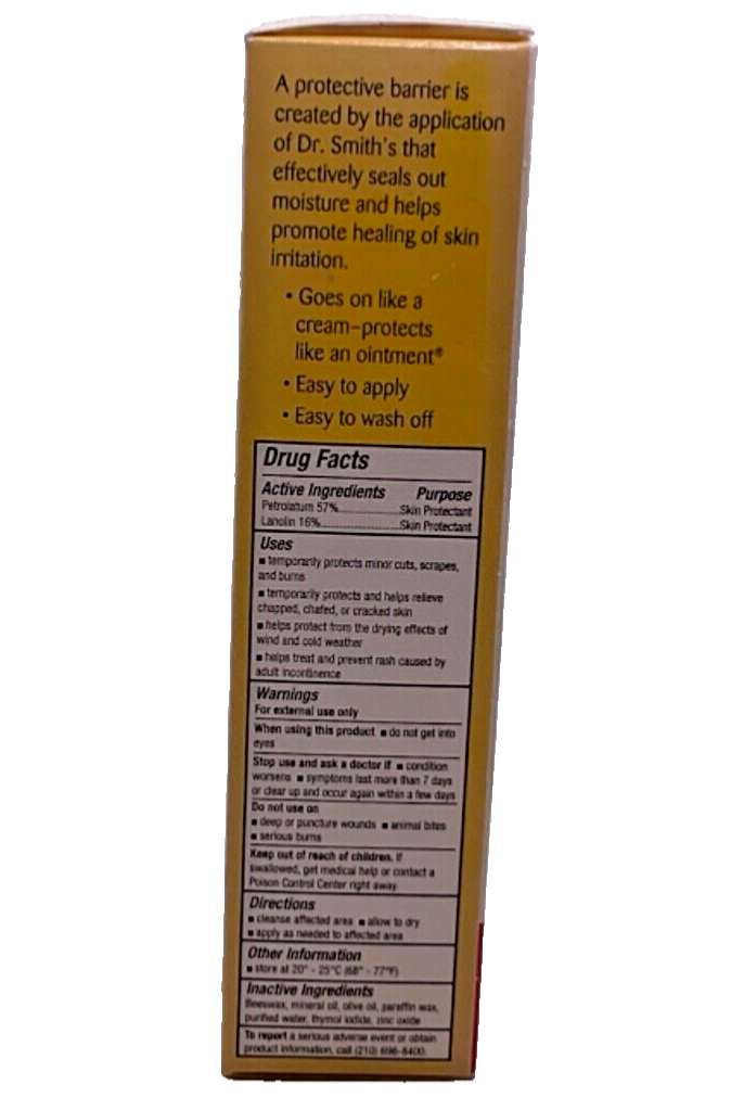 Dr Smith's Rash + Skin Ointment / 3 oz tube
