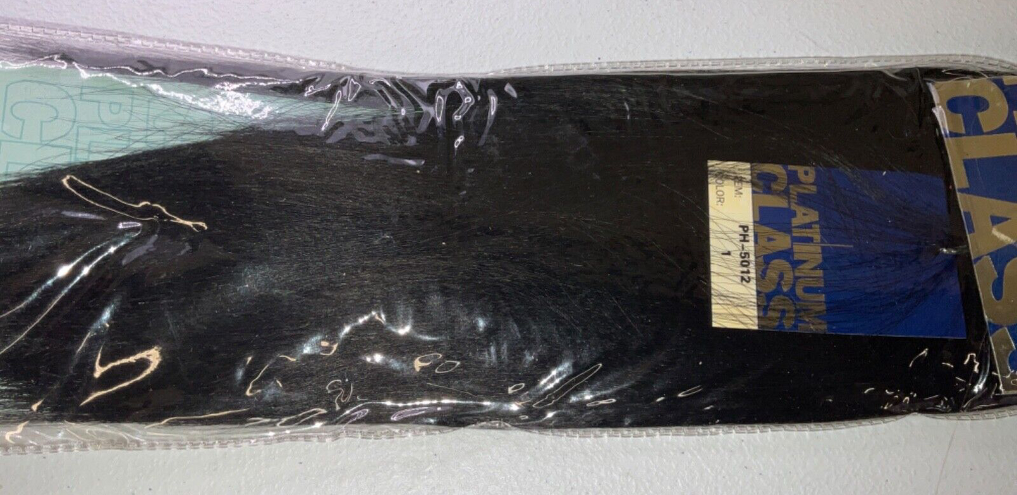 Motown Tress 100% Human Hair Silky Yaki Platinum Class PH-5012/Color 1