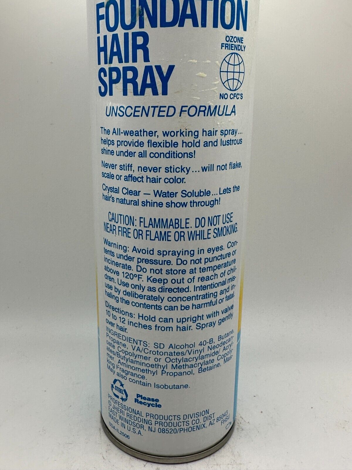 Jheri Redding Foundation Hair Spray Unscented - 16 fl oz