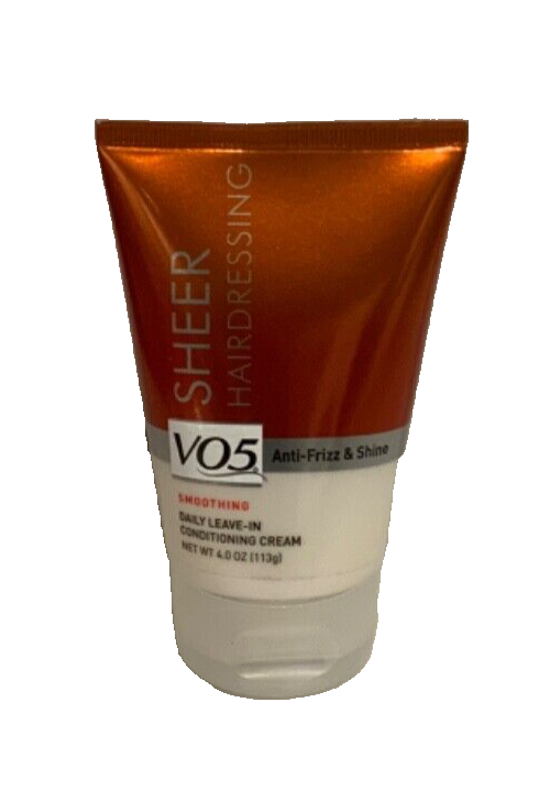 VO5 Sheer Hairdressing Leave-In conditioner Anti-Frizz & Shine cream 4oz