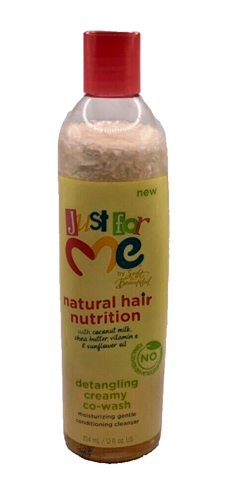 Just For Me Natural Hair Detangling Creamy Co-Wash Conditioning/Cleanser 12oz
