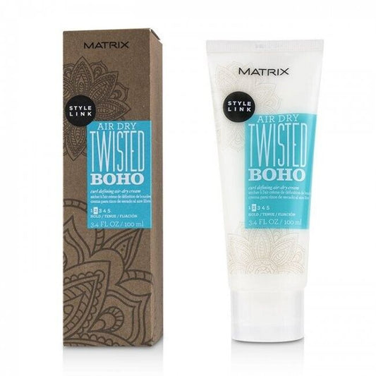 MATRIX Style Link Air Dry TWISTED Boho Hold 2 Curl Defining Air Dry Cream 3.4 oz