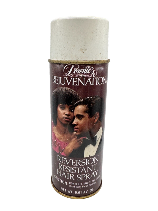 Vtg Donnie's Rejuvenation Reversion Resistant Hair Spray - 9.61 oz