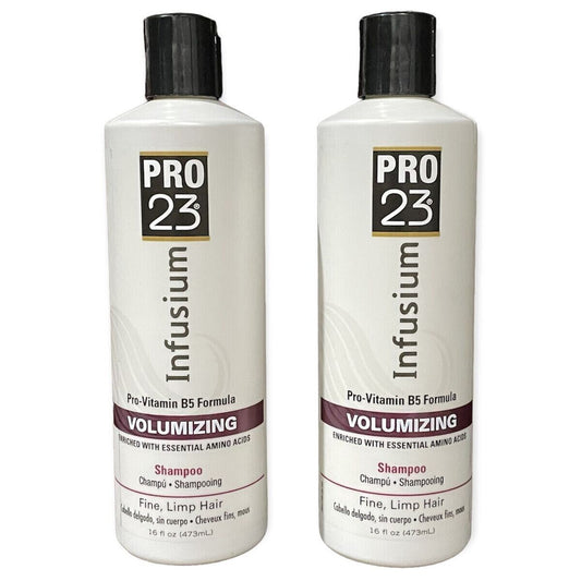 Infusium 23 Pro Vitamin B5 Volume Builder Volumizing Shampoo 16 oz Lot Of 2 New