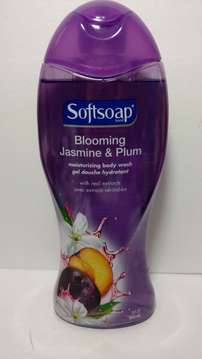 Softsoap Blooming Jasmine & Plum Moisturizing Body Wash 18 oz