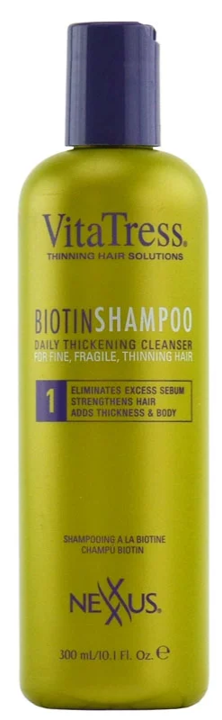Nexxus Vitatress Biotin Shampoo Daily Thickening Cleanser For Fine Hair/10.1 oz