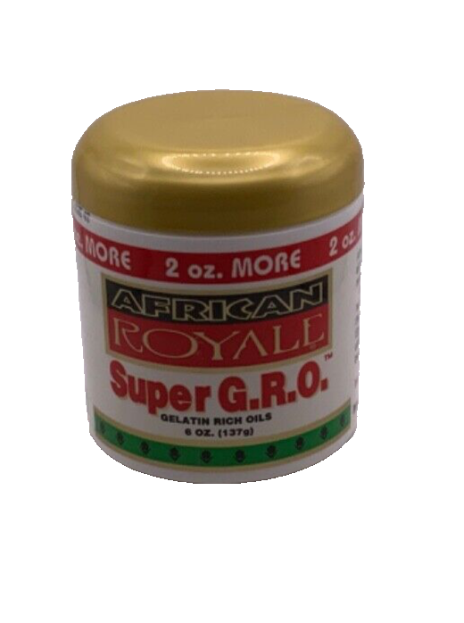 African Royale Castor Gro Gelatin Rich Oils 6 Oz