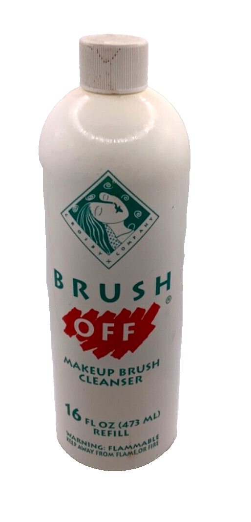 VINTAGE Crosby Company Brush Off Makeup Brush Cleanser 16oz