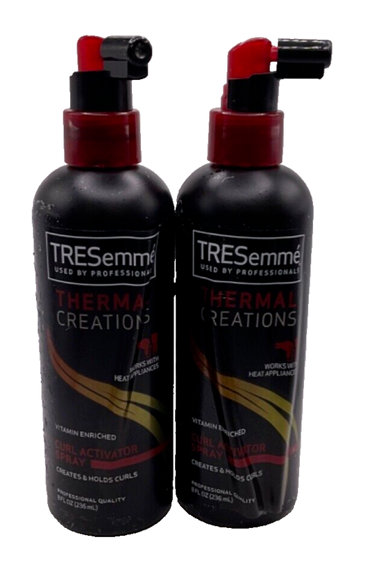 (2) TRESemme Thermal Creations Curl Activator Spray/ 8 oz *DAMAGED PACKAGING